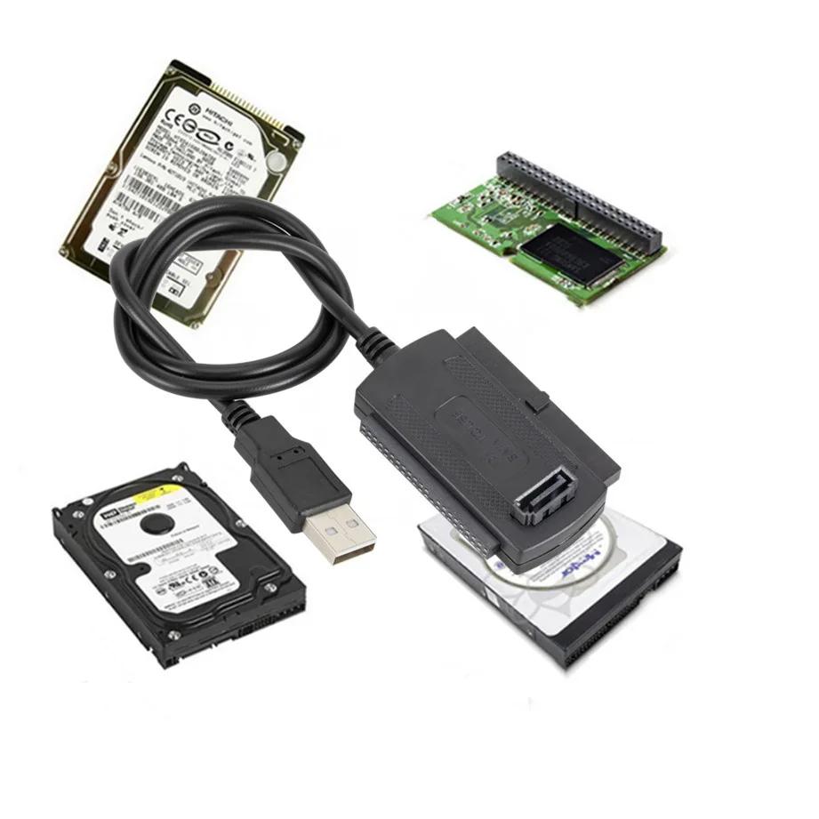 PC Ʈ Ϳ HDD  ̺, 3in 1 USB 2.0 IDE SATA 5.25 S-ATA 2.5, 3.5 ġ ϵ ̺ ũ